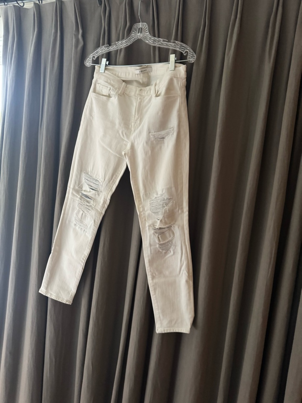 J Brand Distressed White Women’s Jeans size 30